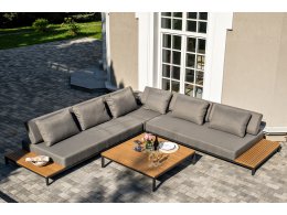 "Амальфия" трансформирующаяся лаунж-зона из алюминия, цвет графит