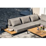 "Амальфия" трансформирующаяся лаунж-зона из алюминия, цвет графит