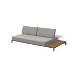 "Амальфия" трансформирующаяся лаунж-зона из алюминия, цвет графит