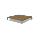 "Амальфия" трансформирующаяся лаунж-зона из алюминия, цвет графит