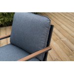 "Крокус" лаунж-зона 5-местная из алюминия, цвет темно-серый