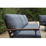 "Крокус" лаунж-зона 5-местная из алюминия, цвет темно-серый