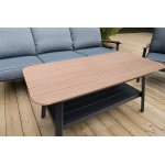 "Крокус" лаунж-зона 5-местная из алюминия, цвет темно-серый