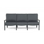 "Крокус" лаунж-зона 5-местная из алюминия, цвет темно-серый