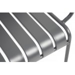 "Гелиос" стул стальной, цвет темно-серый