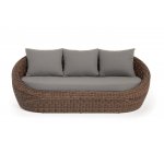 "Барселона" диван из искусственного ротанга трехместный, цвет коричневый "Барселона" диван из искусственного ротанга трехместный, цвет коричневый