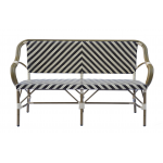 "Кабри" диван двухместный плетенный из искусственного ротанга, цвет бежево-коричневый