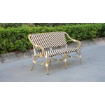 "Кабри" диван двухместный плетенный из искусственного ротанга, цвет бежево-коричневый