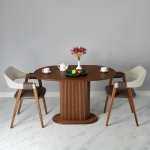 Стол Allure 120х80х75 см, шпон дуба, цвет орех Стол Allure 120х80х75 см, шпон дуба, цвет орех