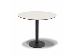 "Каффе" интерьерный стол из HPL круглый Ø70см, цвет молочный "Каффе" интерьерный стол из HPL круглый Ø70см, цвет молочный