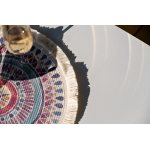 "Верона" лаунж-зона 5-местная плетеная из роупа (веревки), каркас алюминиевый белый, роуп бежевый