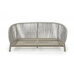 "Прато" диван двухместный из искусственного ротанга, цвет светло-серый, каркас под дерево (холодно-бежевый) "Прато" диван двухместный из искусственного ротанга, цвет светло-серый, каркас под дерево (холодно-бежевый)