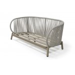 "Прато" диван двухместный из искусственного ротанга, цвет светло-серый, каркас под дерево (холодно-бежевый) "Прато" диван двухместный из искусственного ротанга, цвет светло-серый, каркас под дерево (холодно-бежевый)