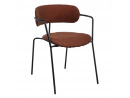 Стул Ant букле терракотовый