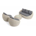 "Барселона" лаунж-зона из искусственного ротанга, цвет бежевый "Барселона" лаунж-зона из искусственного ротанга, цвет бежевый