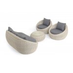 "Барселона" лаунж-зона из искусственного ротанга, цвет бежевый "Барселона" лаунж-зона из искусственного ротанга, цвет бежевый