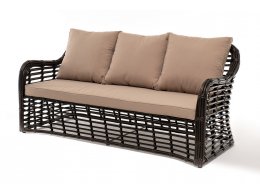 "Ницца" диван из искусственного ротанга трехместный, цвет бронзовый "Ницца" диван из искусственного ротанга трехместный, цвет бронзовый