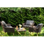 "Прованс" лаунж-зона плетеная из искусственного ротанга, цвет коричневый "Прованс" лаунж-зона плетеная из искусственного ротанга, цвет коричневый