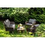 "Прованс" лаунж-зона плетеная из искусственного ротанга, цвет коричневый "Прованс" лаунж-зона плетеная из искусственного ротанга, цвет коричневый