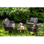 "Прованс" лаунж-зона плетеная из искусственного ротанга, цвет коричневый "Прованс" лаунж-зона плетеная из искусственного ротанга, цвет коричневый