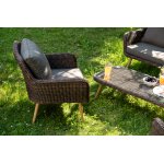 "Прованс" лаунж-зона плетеная из искусственного ротанга, цвет коричневый "Прованс" лаунж-зона плетеная из искусственного ротанга, цвет коричневый