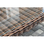 "Цесена" обеденная группа плетеная из искусственного ротанга, цвет коричневый