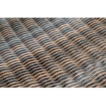 "Цесена" обеденная группа плетеная из искусственного ротанга, цвет коричневый