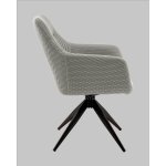 Стул обеденный Enid серо-зеленый ткань Sonic