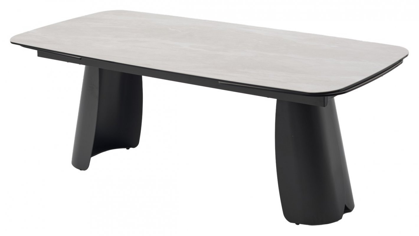Стол KENT 200 TL-109, испанская керамика / Темно-серый каркас, ®DISAUR