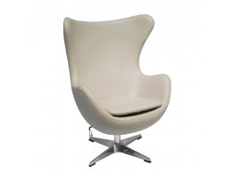 Кресло EGG STYLE CHAIR латте, экокожа