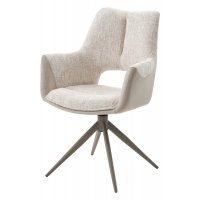 Стул DAVEN 360 град. поворот. RIELY-111 / G1038-101 Кремовый / Латте, ®DISAUR