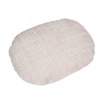 Оттоманка BLISS оранж/серый, экокожа, шенилл