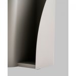 Журнальный столик Yvaine металл серый