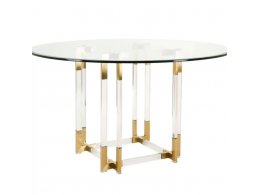 Стол обеденный Никсон MH-07DT, 140х75 см, прозрачный