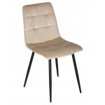 Набор 4 шт Стул обеденный DOBRIN CHILLY, Бежевый Holland 07, основание черное