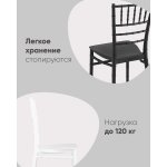 Cтул Bride пластик черный Cтул Bride пластик черный