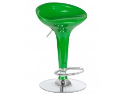 Стул барный DOBRIN BOMBA, зелёный металлик
