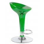 Стул барный DOBRIN BOMBA, зелёный металлик