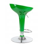 Стул барный DOBRIN BOMBA, зелёный металлик