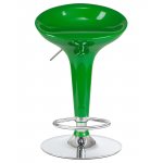 Стул барный DOBRIN BOMBA, зелёный металлик