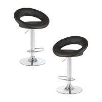 Набор 2 шт Стул барный DOBRIN MIRA, чёрный