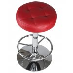Табурет барный DOBRIN BRUNO, бордовый