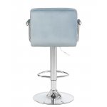 Набор 2 шт Стул барный DOBRIN KRUGER ARM, пудрово-голубой велюр (MJ9-74)