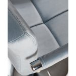 Набор 2 шт Стул барный DOBRIN KRUGER ARM, пудрово-голубой велюр (MJ9-74)