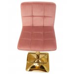Набор 2 шт Стул барный DOBRIN GOLDIE, пудрово-розовый велюр (MJ9-32)