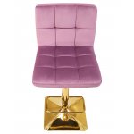 Набор 2 шт Стул барный DOBRIN GOLDIE, пудрово-сиреневый велюр (MJ9-52)