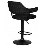 Набор 2 шт Стул барный DOBRIN CHARLY BLACK, черный твид (LEO18)