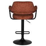 Набор 2 шт Стул барный DOBRIN CHARLY BLACK, терракотовый твид (LEO56)