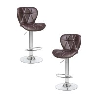 Набор 2 шт Стул барный DOBRIN BARNY, коричневый