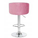 Стул барный DOBRIN DARCY, розовый велюр (1922-16)